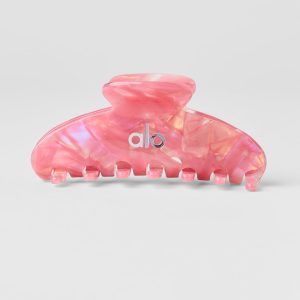 90's Claw Clip - Pink Wild Rose Pearl