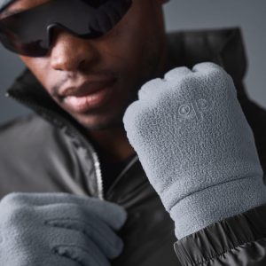 Performance Fleece Gloves - Steel Grey