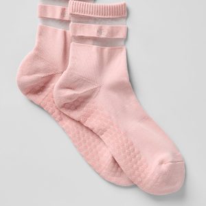 Women's Pulse Grip Sock - Pink Quartz