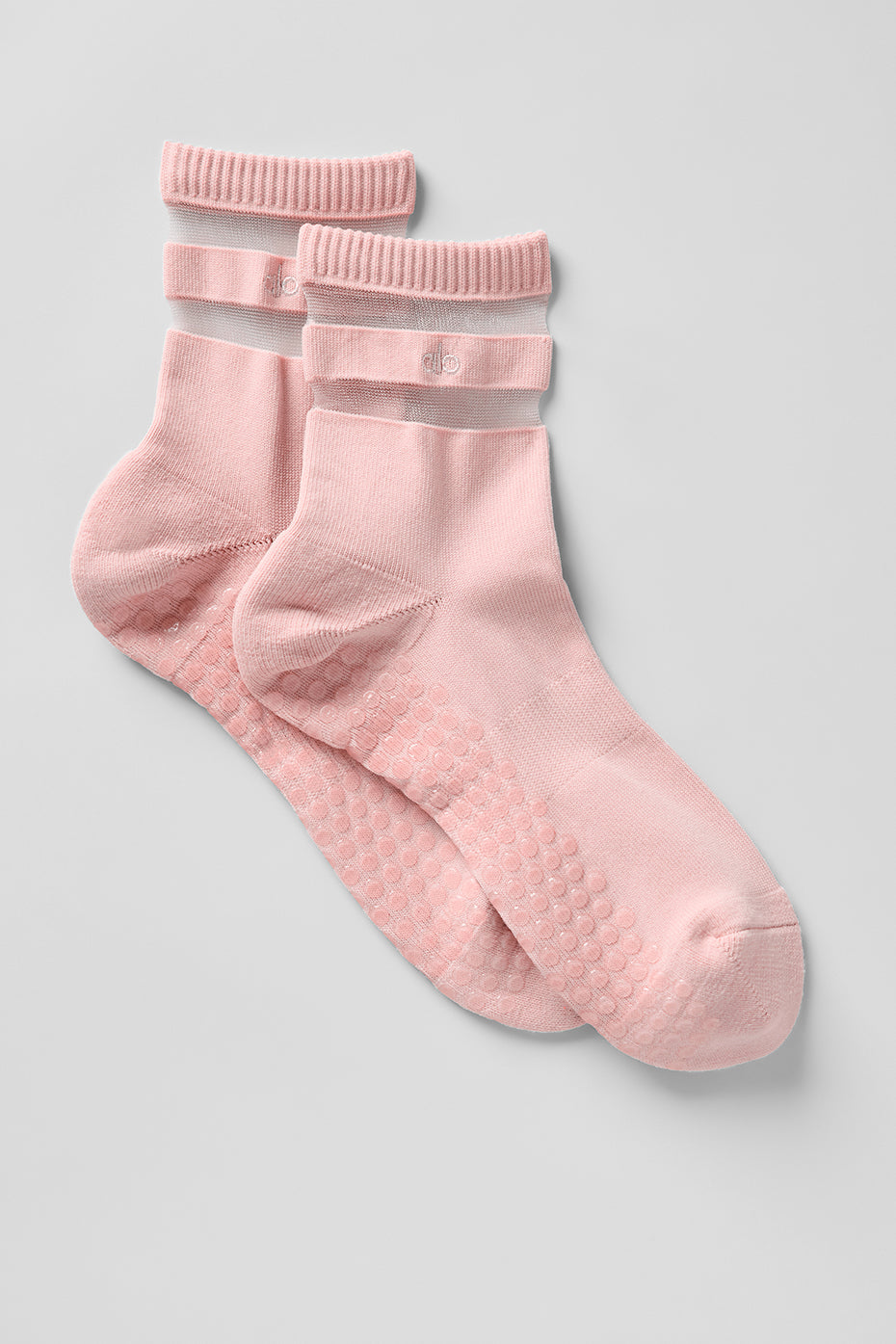 Women's Pulse Grip Sock - Pink Quartz