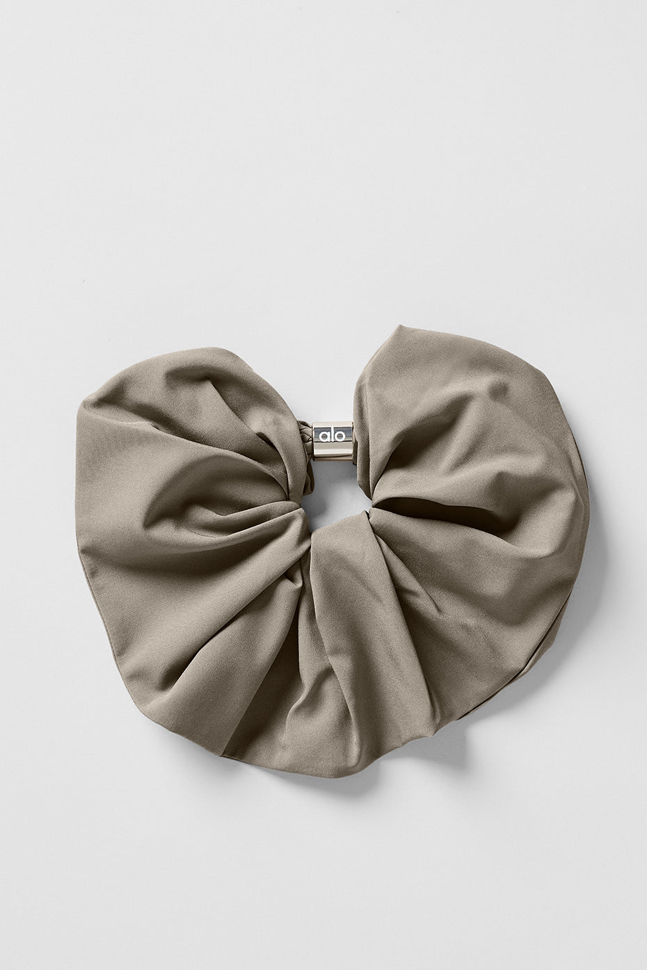 Bead It Oversized Scrunchie - Light Cocoa