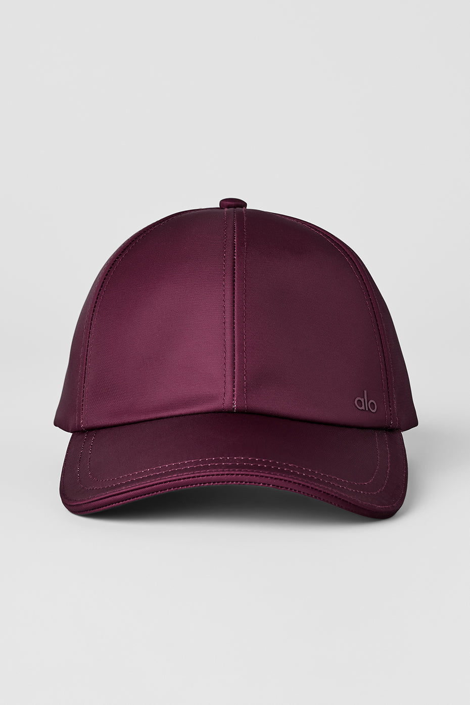 Satin Off-Duty Cap - Burgundy - Image 3
