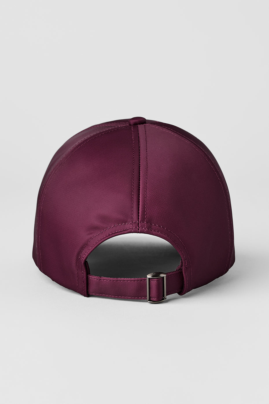 Satin Off-Duty Cap - Burgundy - Image 4