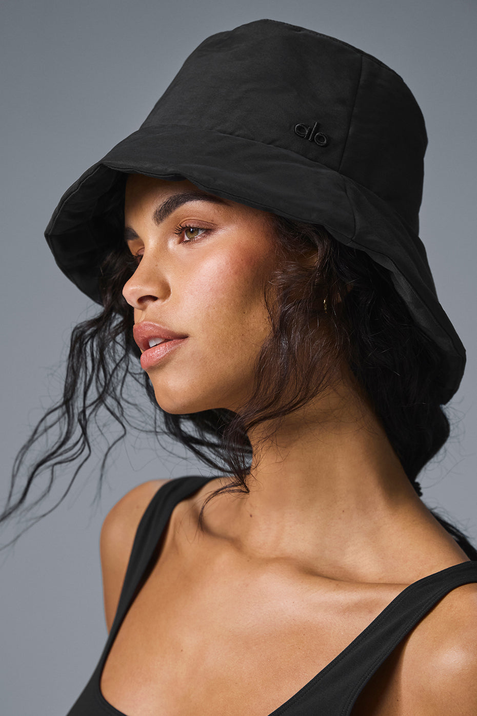 Good Shade Puffer Bucket Hat - Black - Image 3