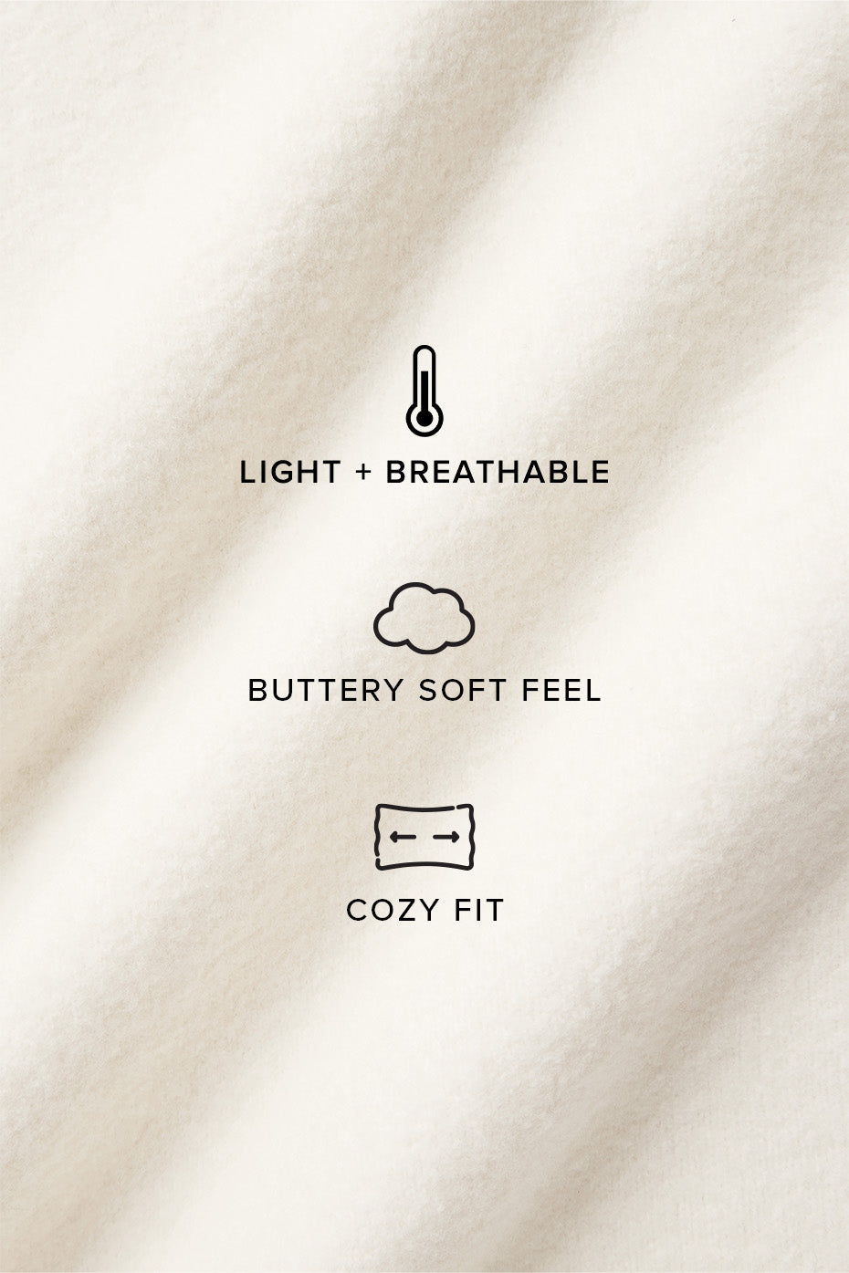 Merino Wool Oversized Scarf - Ivory - Image 2