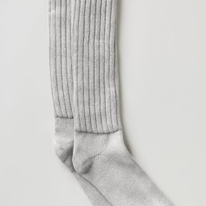 Unisex Washed Scrunch Sock - Hazy Grey Wash