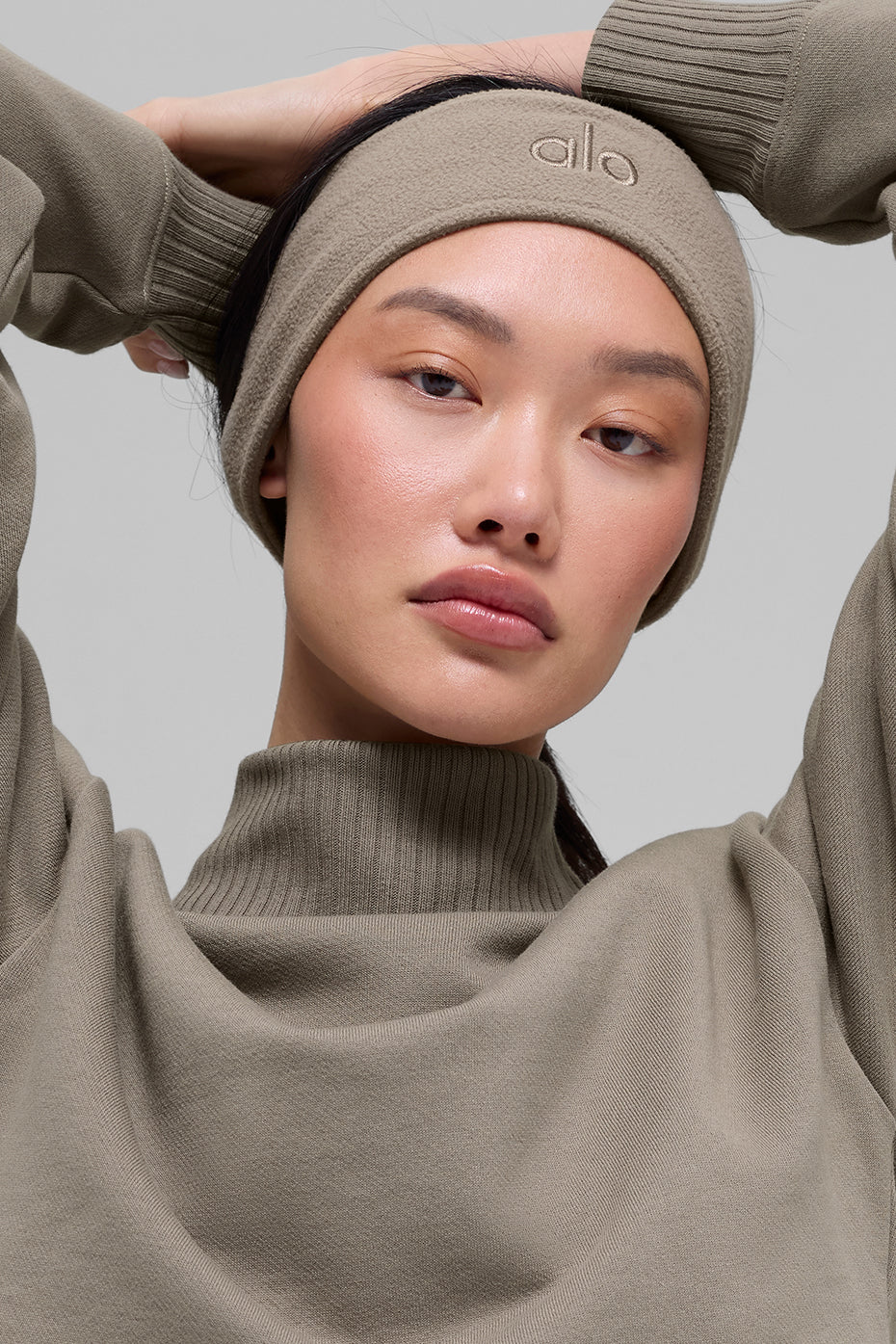 Polar Fleece Ear Warmer - Light Cocoa