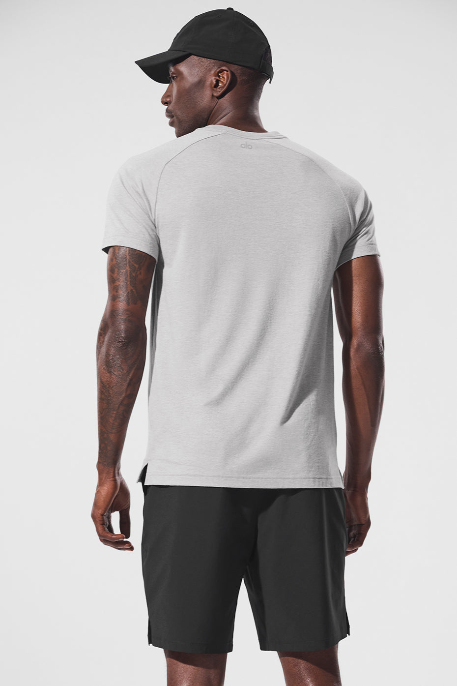 Triumph Raglan Tee - Athletic Heather Grey - Image 2