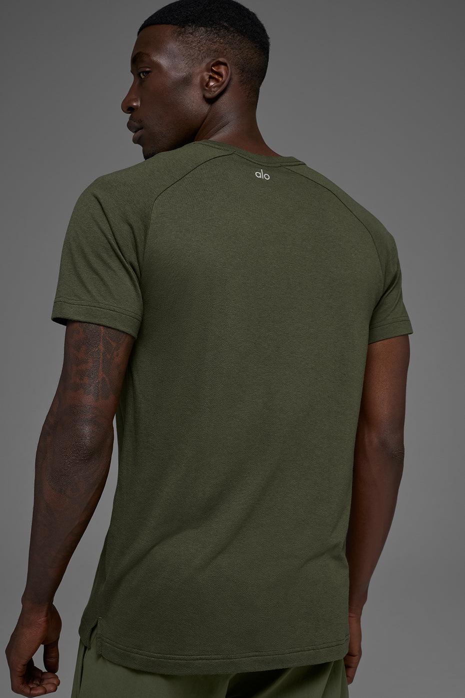 Triumph Raglan Tee - Green Olive - Image 4