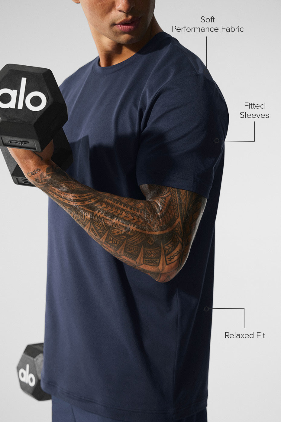 Conquer Reform Crewneck Short Sleeve - Navy - Image 2