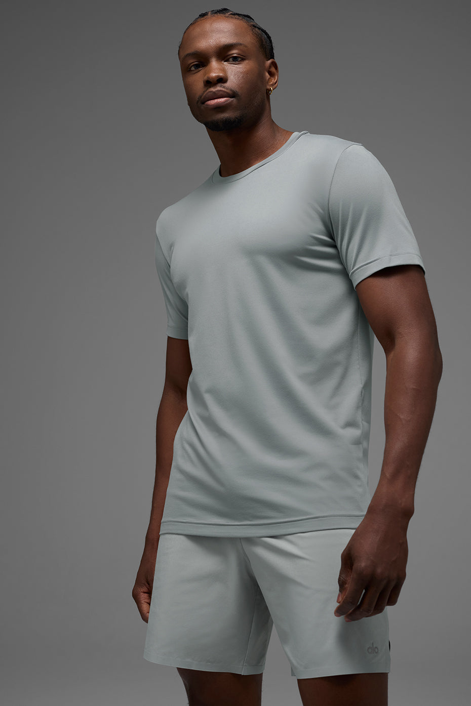 Conquer Reform Crewneck Short Sleeve - Lunar Grey - Image 2