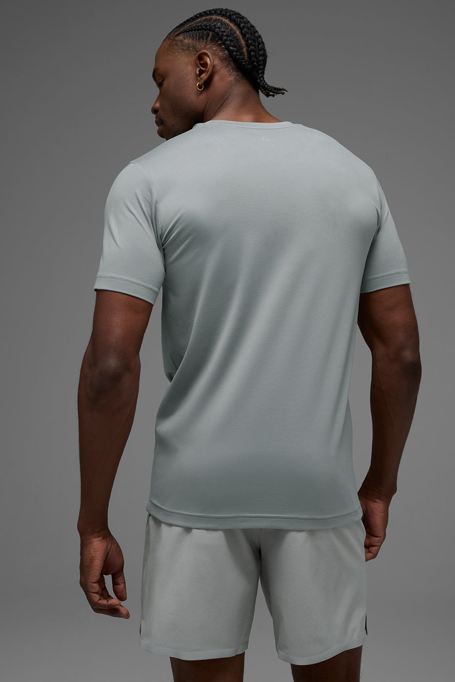 Conquer Reform Crewneck Short Sleeve - Lunar Grey - Image 4