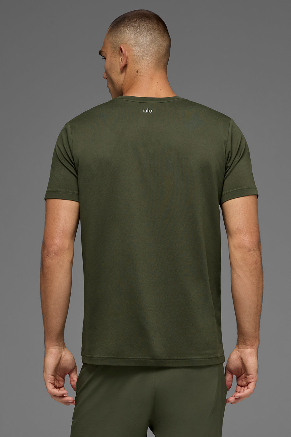 Conquer Reform Crewneck Short Sleeve - Green Olive - Image 5