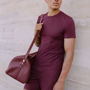 Conquer Reform Crewneck Short Sleeve - Burgundy