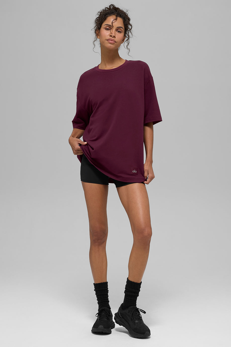 Double Take Short Sleeve - Burgundy - Image 5