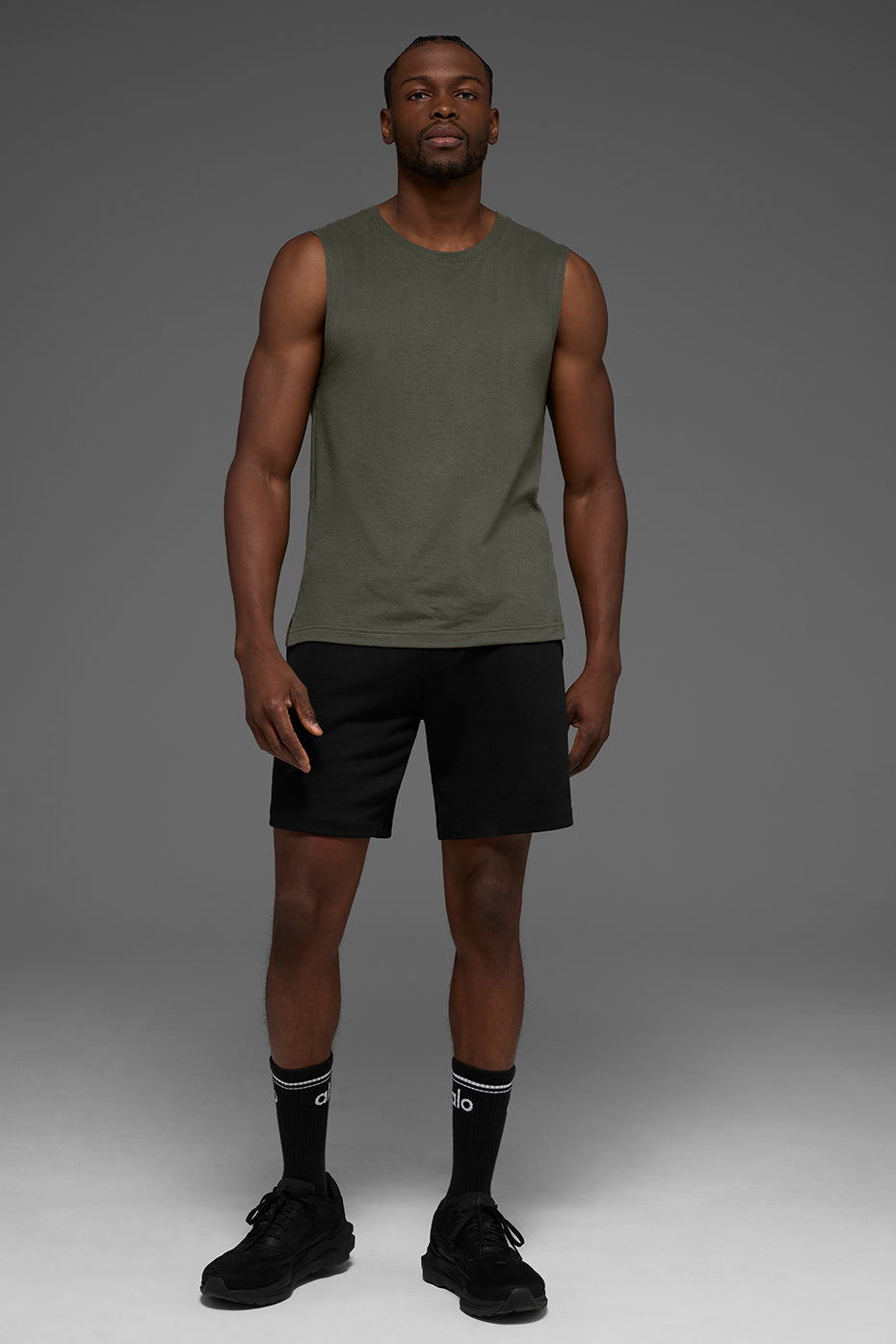 The Triumph Muscle Tank - Stealth Green - Image 3