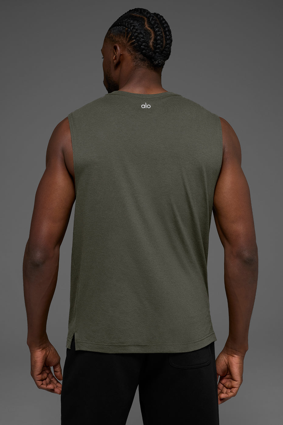 The Triumph Muscle Tank - Stealth Green - Image 2
