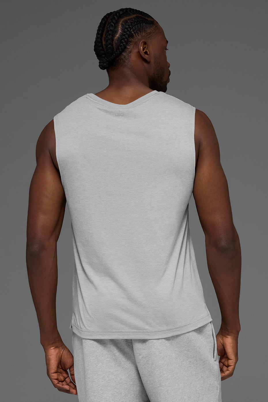 The Triumph Muscle Tank - Athletic Heather Grey - Image 4