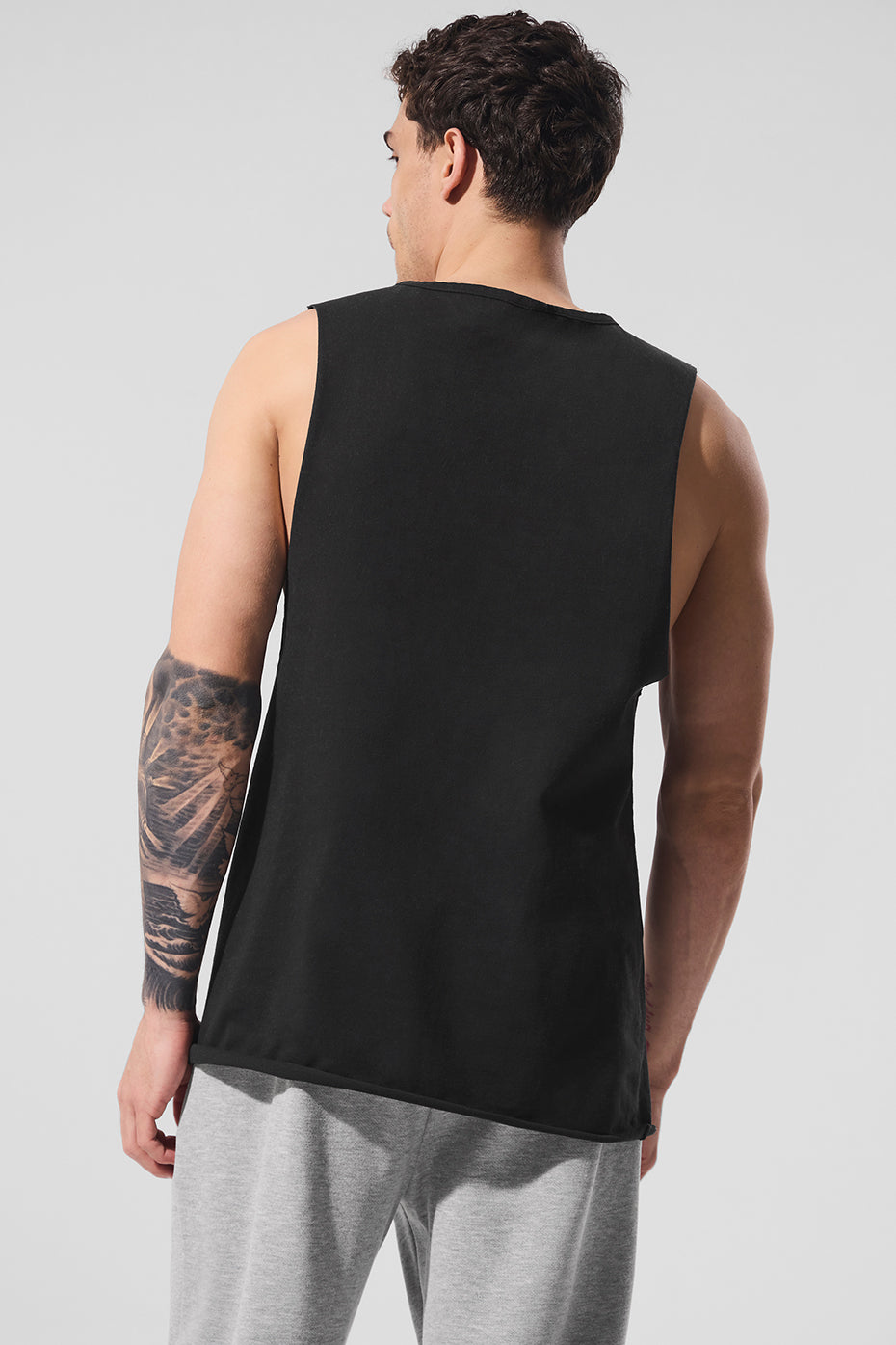 Society Raw Edge Tank - Black - Image 3