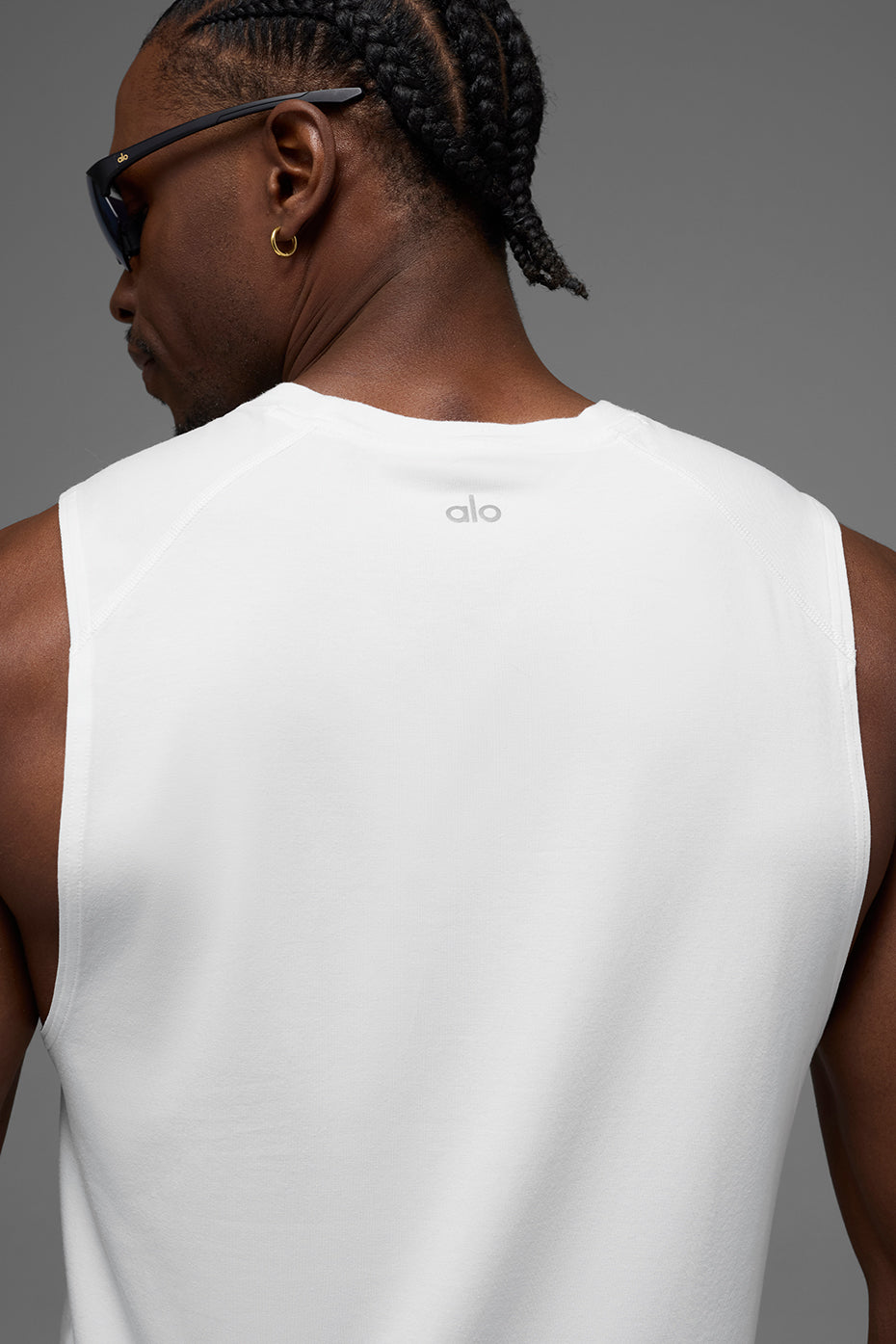 ALO Vapor Muscle Tank - White - Image 3