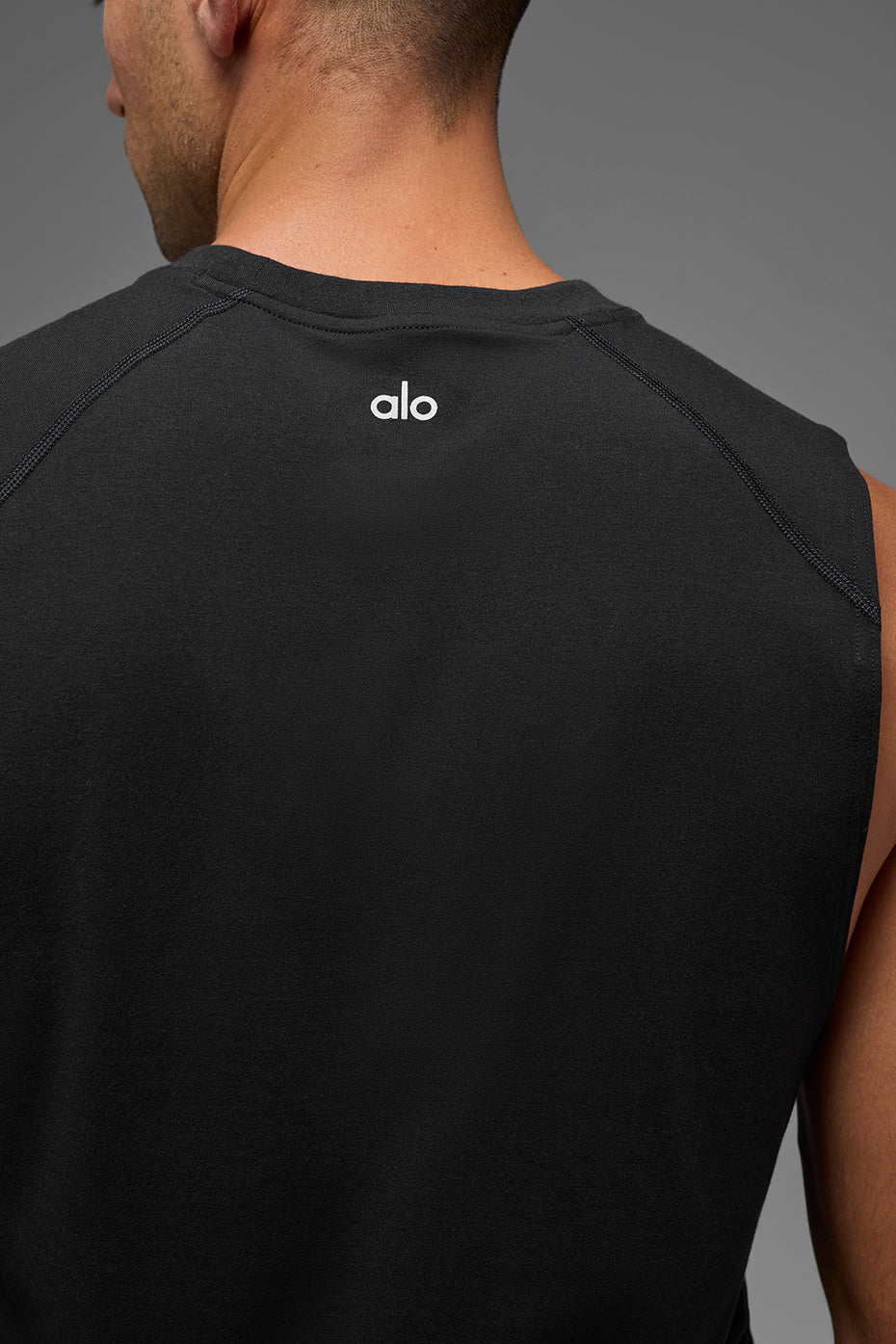 ALO Vapor Muscle Tank - Black - Image 3