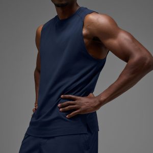 ALO Vapor Muscle Tank - Navy