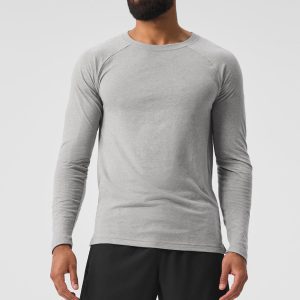 Triumph Long Sleeve Tee - Athletic Heather Grey