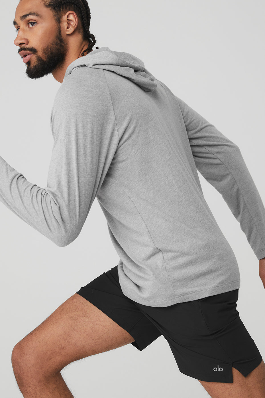 Core Hooded Runner - Athletic Heather Grey - Image 4