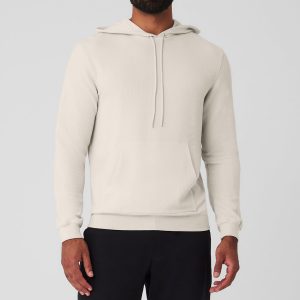 Micro Waffle Fast Break Hoodie - Bone
