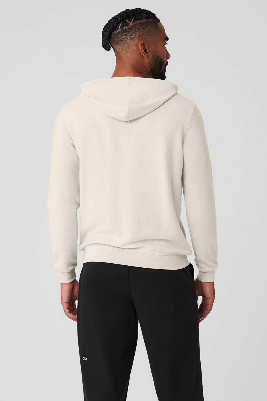Micro Waffle Fast Break Hoodie - Bone - Image 2