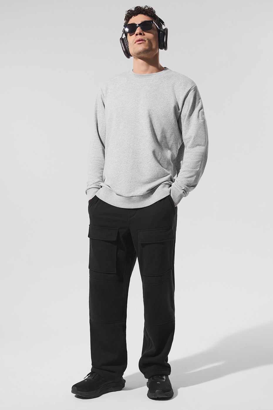 Qualifier Crewneck - Athletic Heather Grey - Image 4