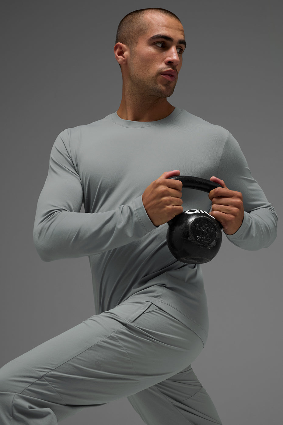 Conquer Reform Crewneck Long Sleeve - Lunar Grey - Image 4