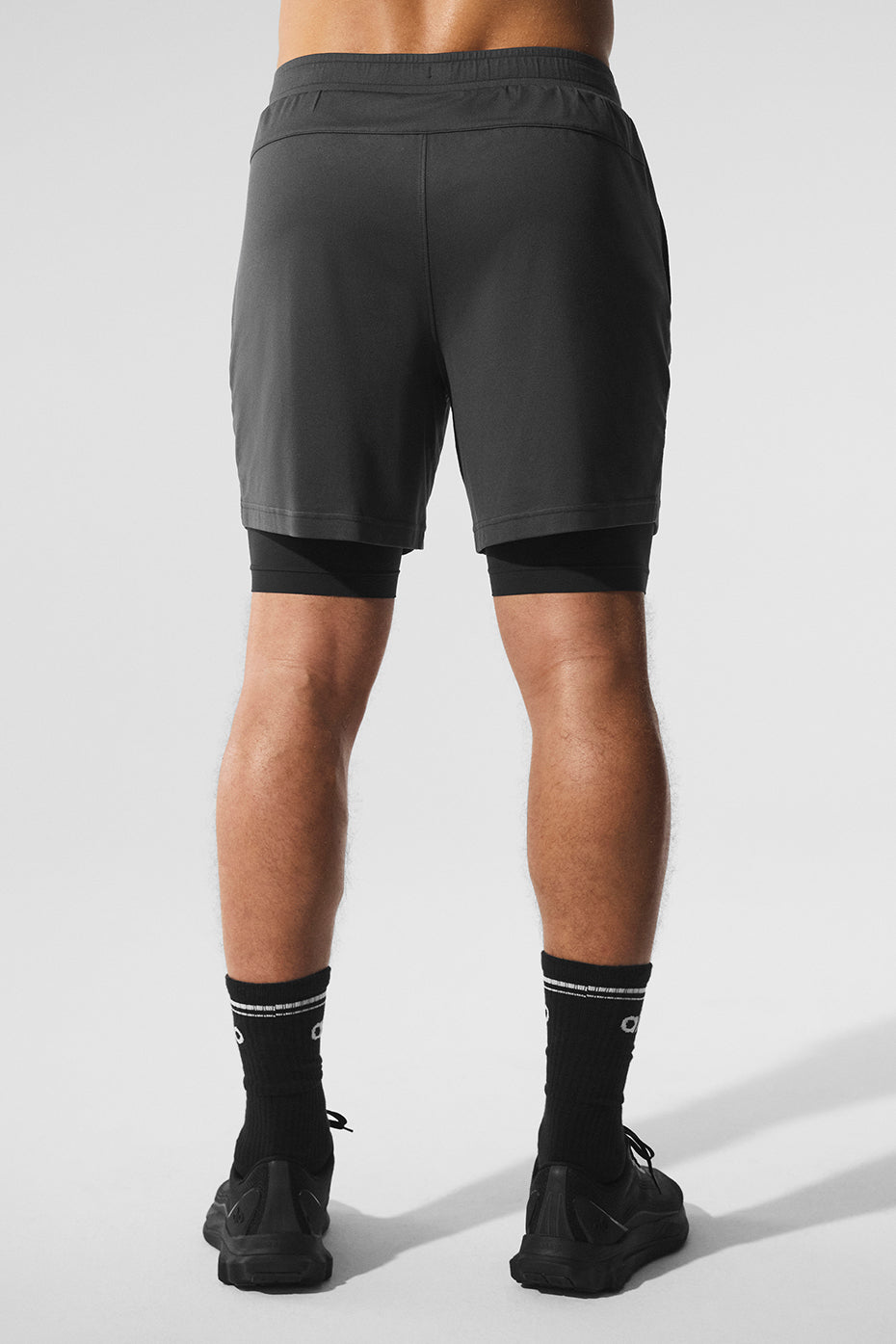 Conquer React 2-In-1 Performance Short - Anthracite/Black - Image 2