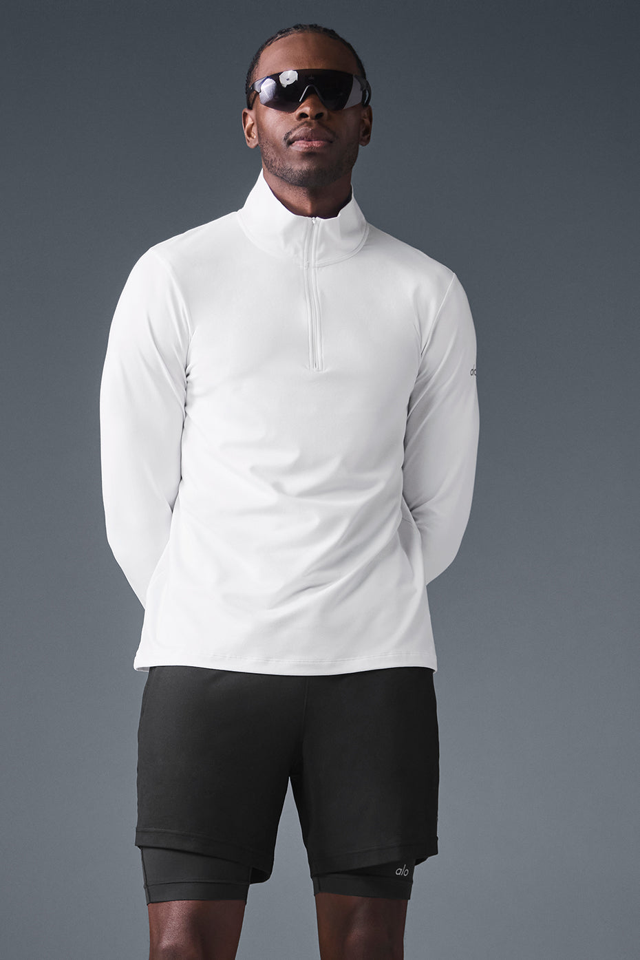 Conquer 1/4 Zip Reform Long Sleeve - White - Image 3