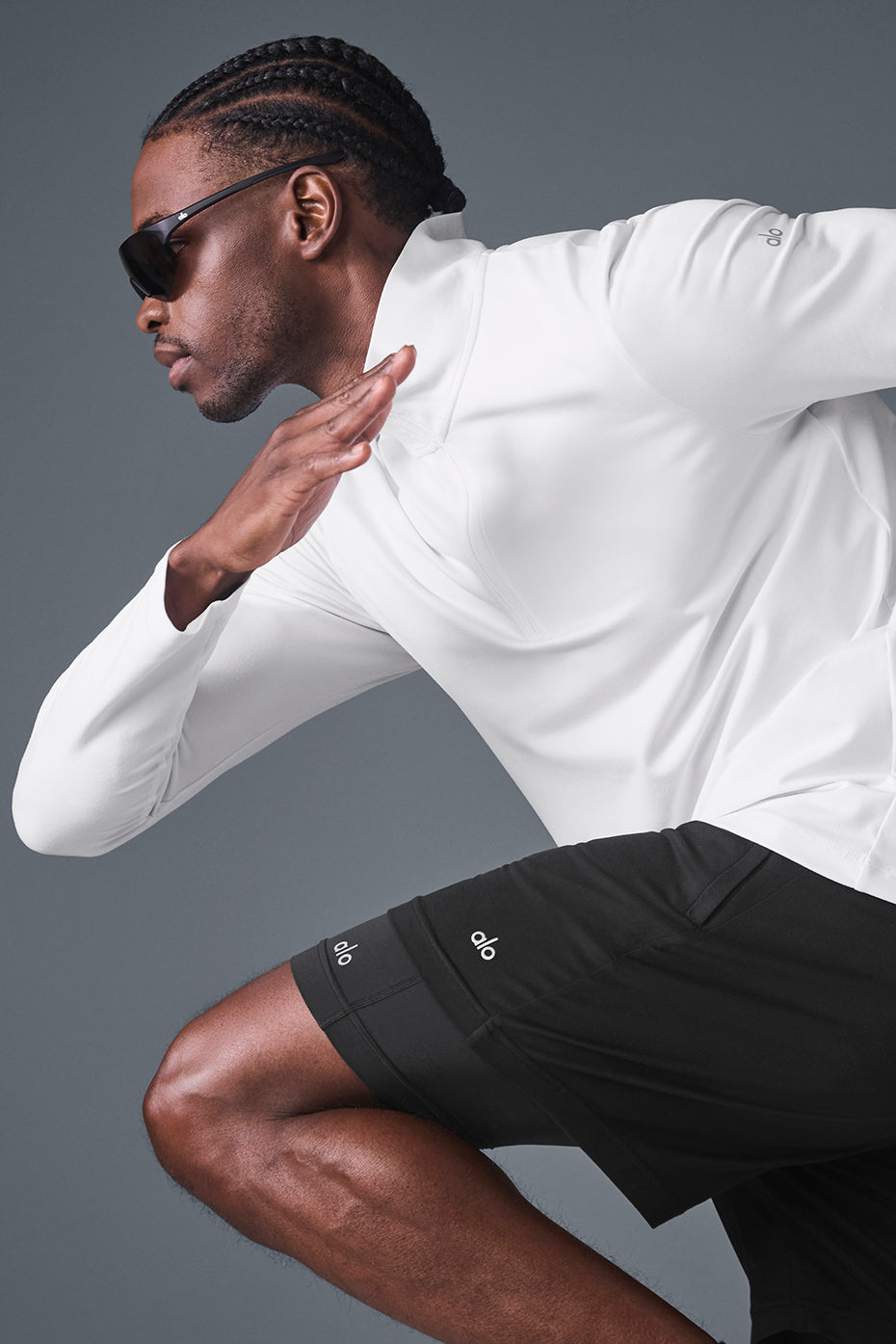 Conquer 1/4 Zip Reform Long Sleeve - White - Image 6