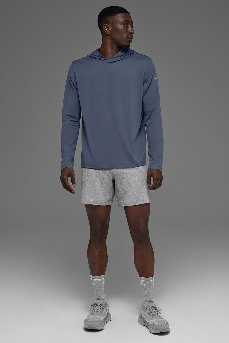 Conquer Reform Long Sleeve With Hood - Bluestone - Image 5