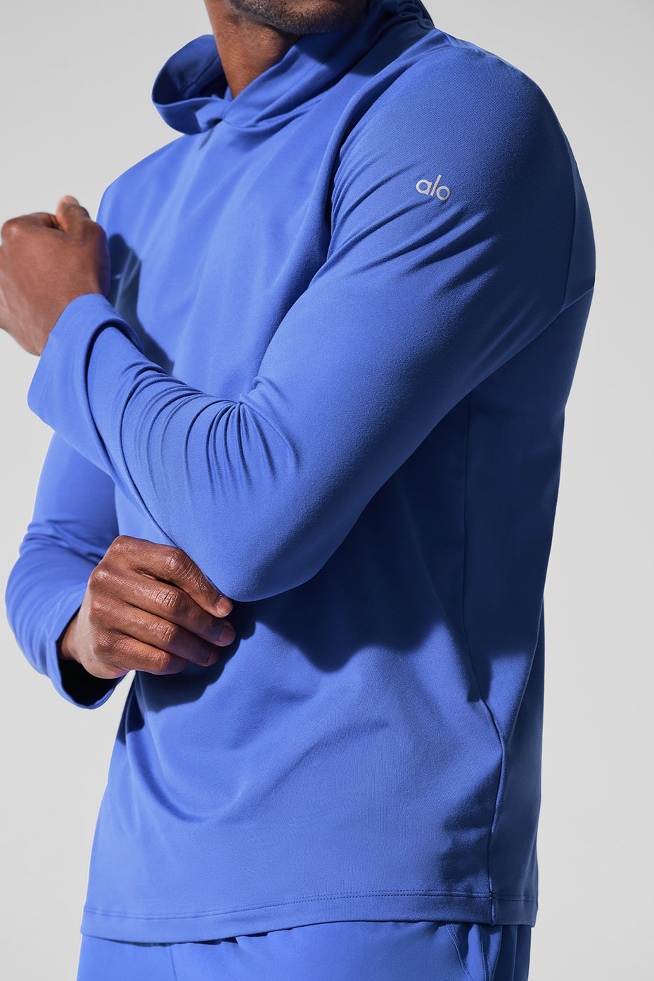 Conquer Reform Long Sleeve With Hood - Marathon Blue - Image 4