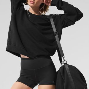 Chill Crew Neck Pullover - Black