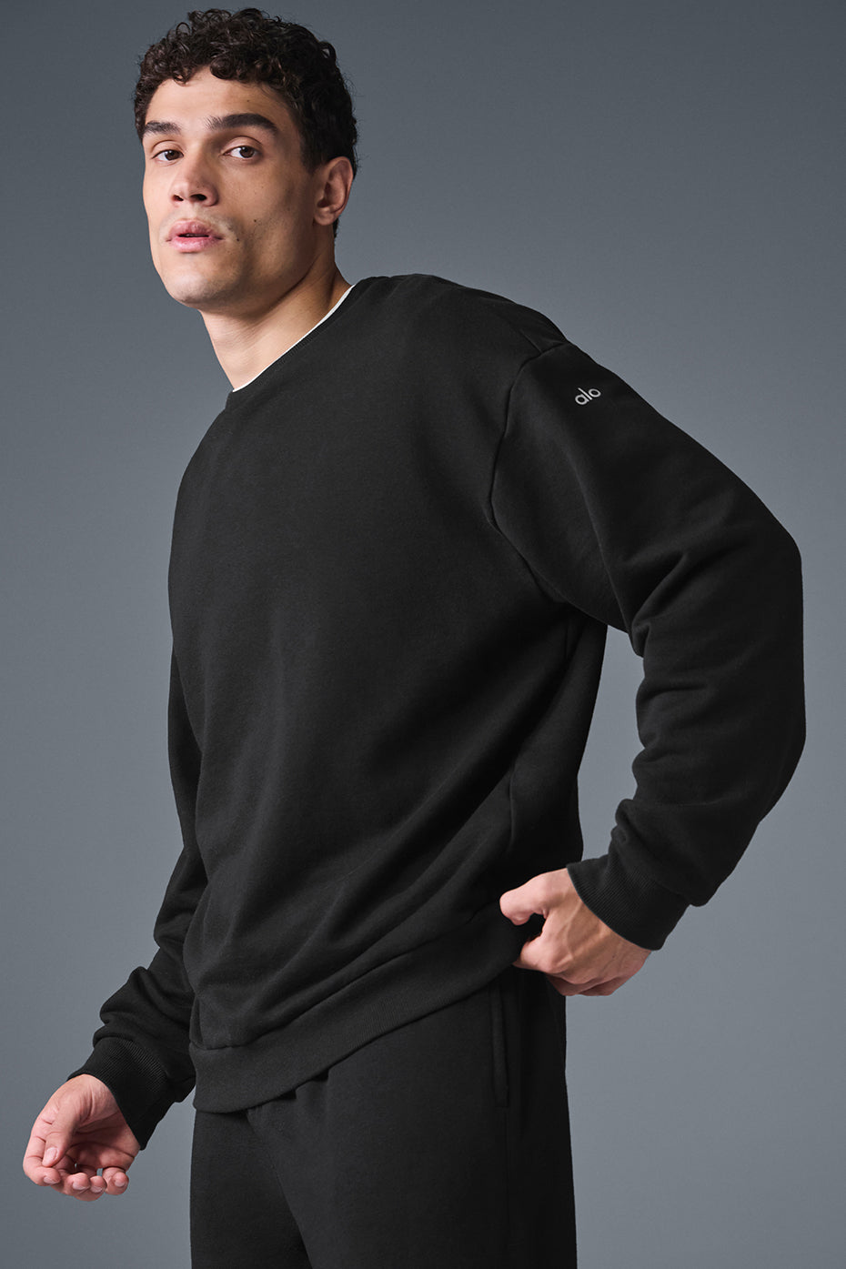 Chill Crew Neck Pullover - Black - Image 3