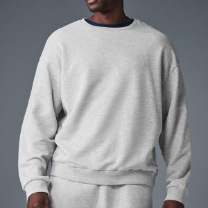 Chill Crew Neck Pullover - Athletic Heather Grey