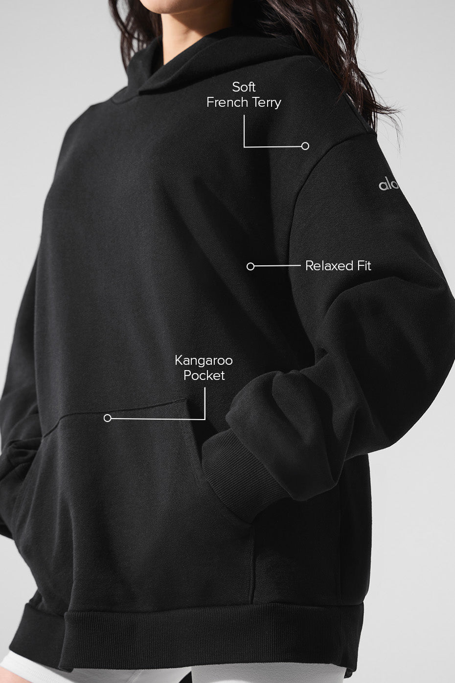 Chill Hoodie - Black - Image 2