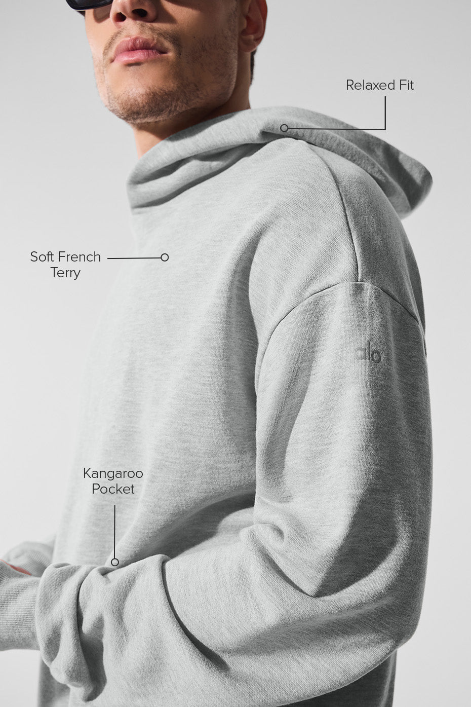 Chill Hoodie - Athletic Heather Grey - Image 2