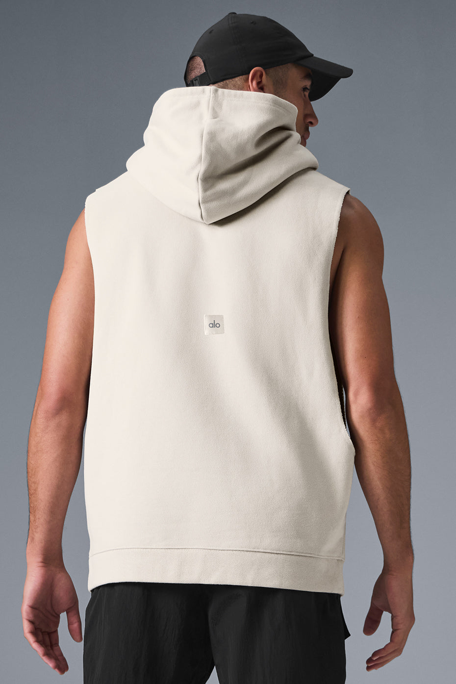 Renown Sleeveless Hoodie - Bone - Image 2