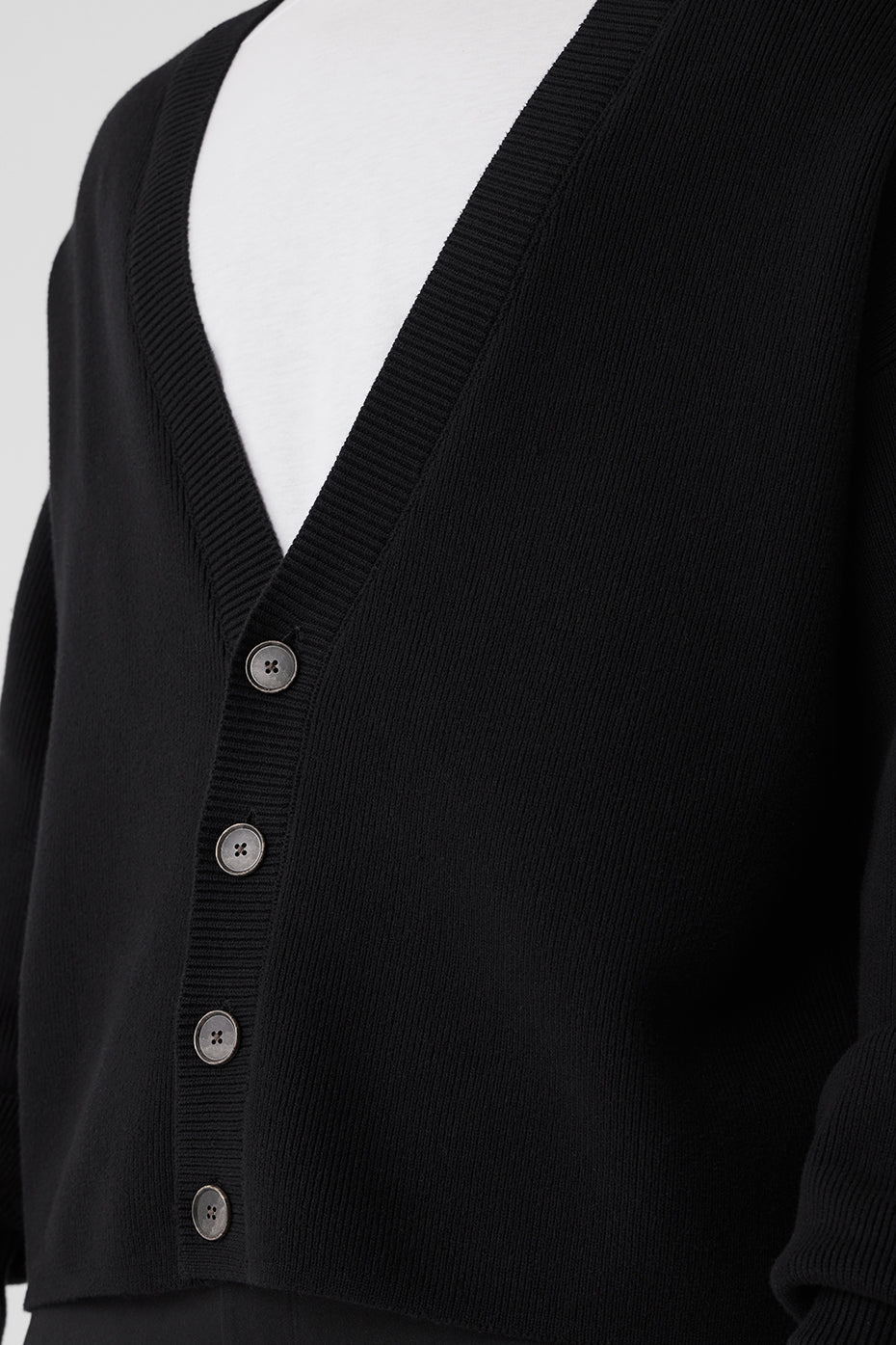 Scholar Cardigan Sweater - Black - Image 4