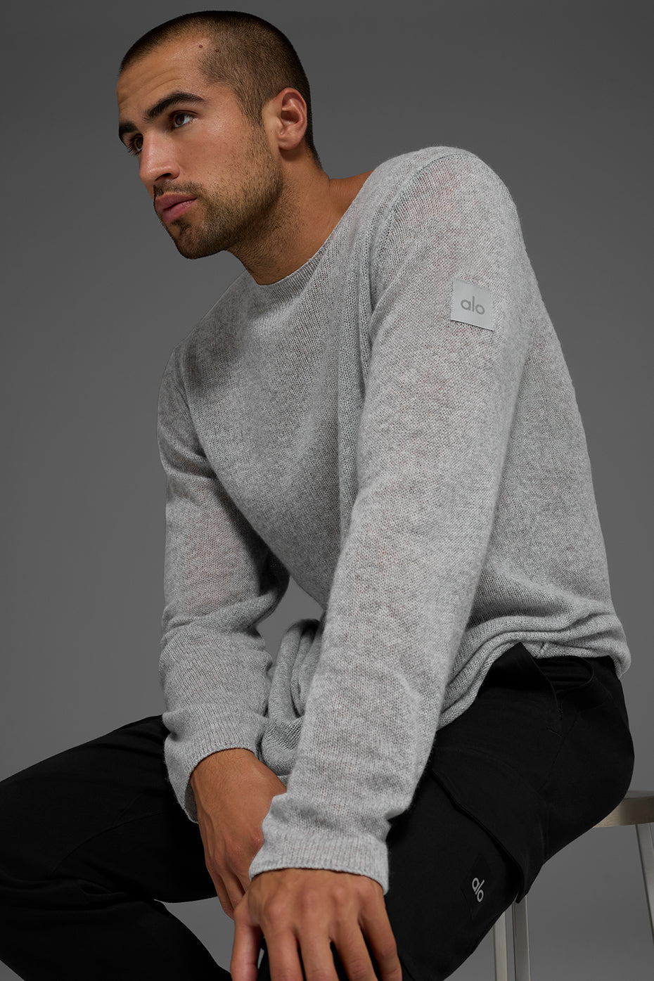 Cashmere Reform Long Sleeve - Dove Grey Heather - Image 5