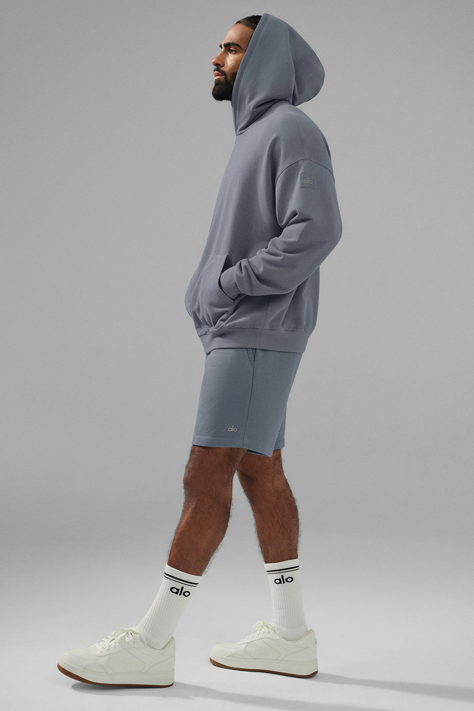 Double Take Hoodie - Steel Grey - Image 3