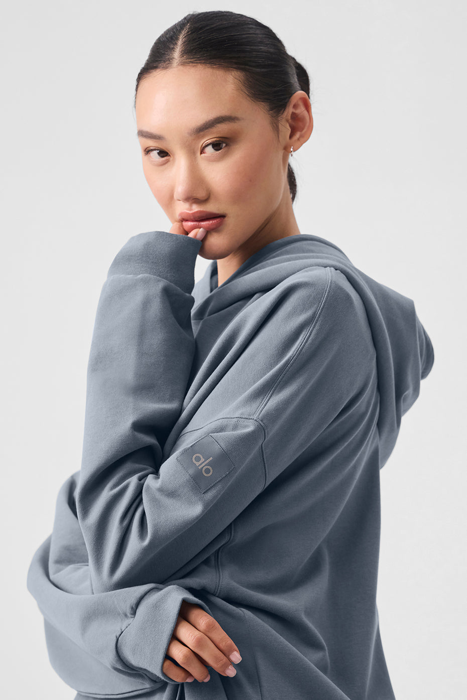 Double Take Hoodie - Steel Grey - Image 3