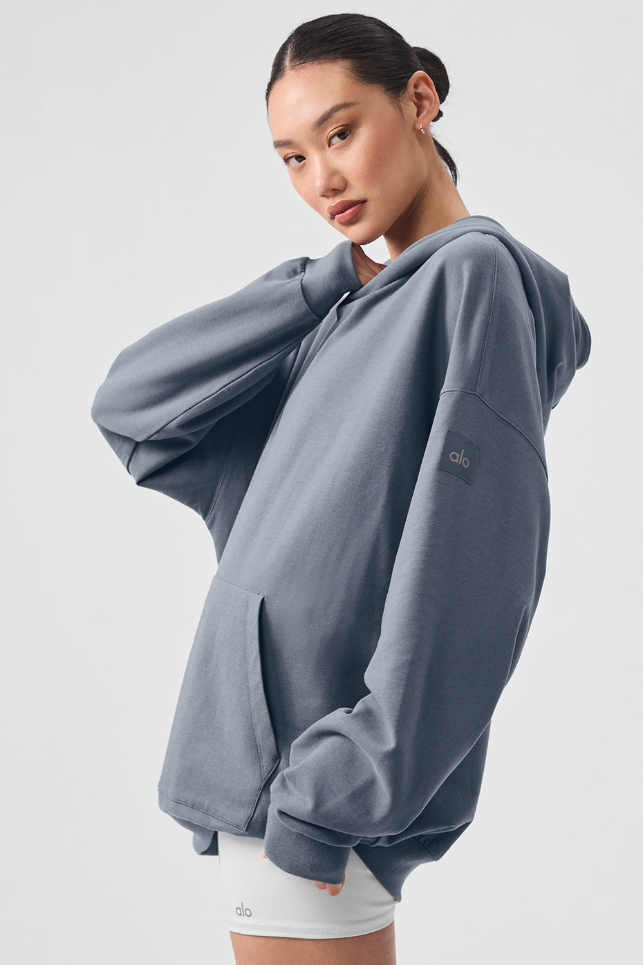 Double Take Hoodie - Steel Grey - Image 4