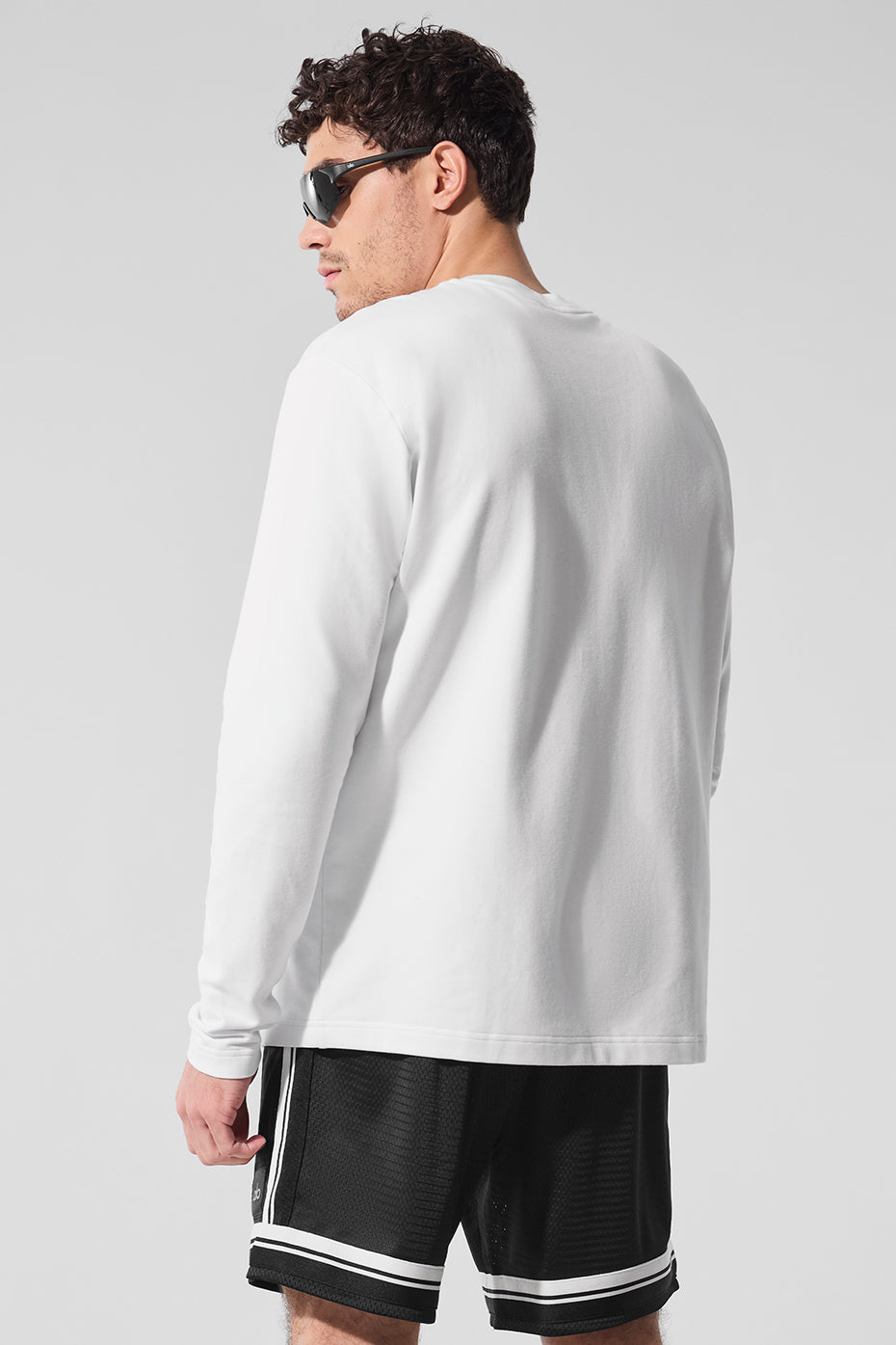 Double Take Long Sleeve Crew - White - Image 3