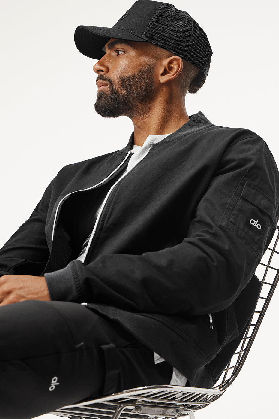 Division Ripstop Bomber Jacket - Black - Image 4